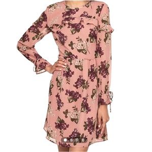 NWT LOFT Floral Dress. Size 8